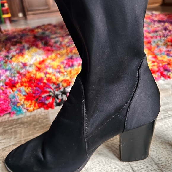 Forever, 21 heeled black boot size 7 1/2 - Picture 12 of 14